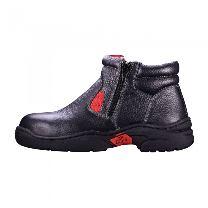 Ladies Mid Cut Zip On Safety Shoe BH3882 - Click Image to Close